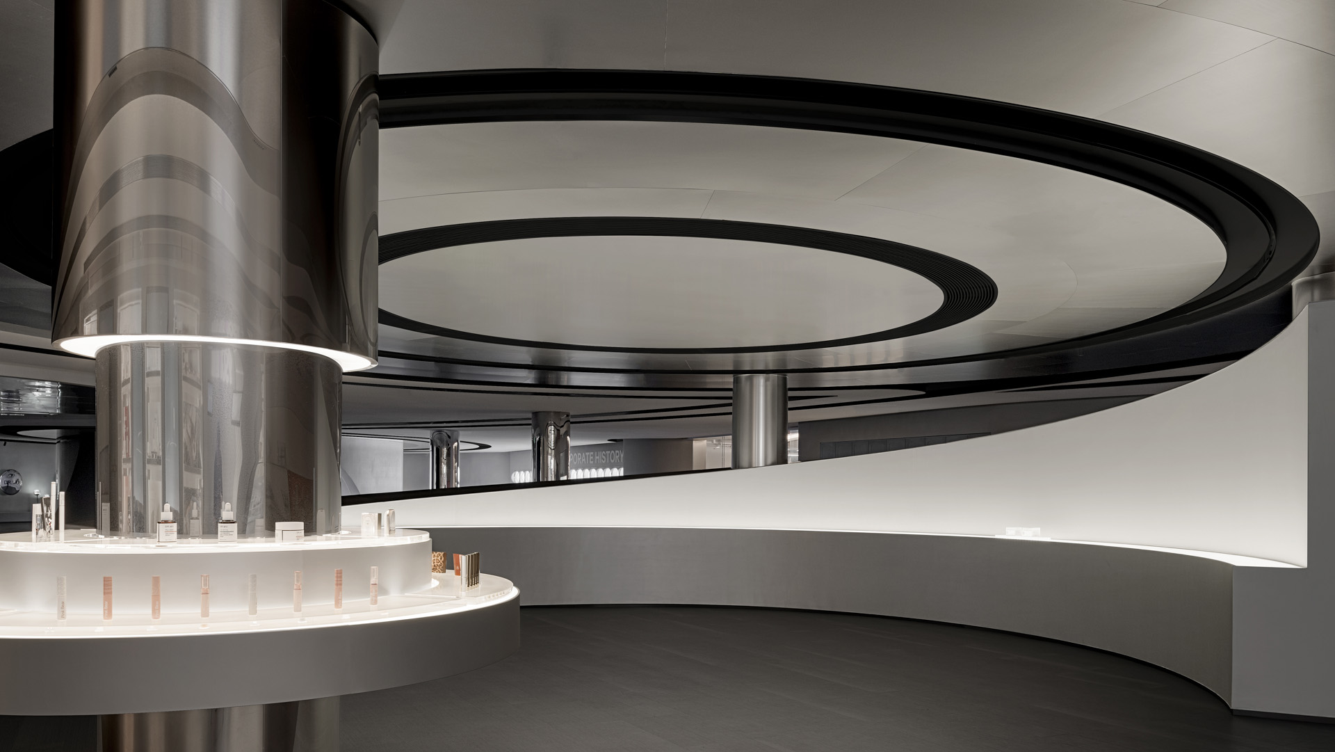 辦公室設計,美妝產品體驗中心設計,美妝公司辦公室設計,多功能空間設計,展廳設計,美妝產品展廳設計,商店設計,零售店設計,廣州,完美日記總部品牌體驗中心,Cityinno