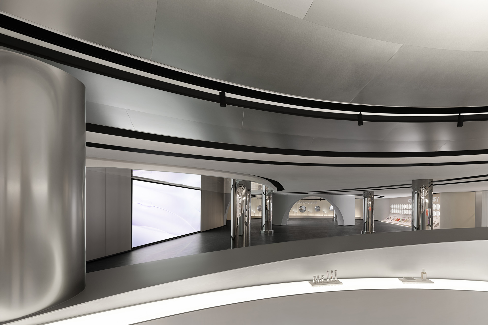 辦公室設計,美妝產品體驗中心設計,美妝公司辦公室設計,多功能空間設計,展廳設計,美妝產品展廳設計,商店設計,零售店設計,廣州,完美日記總部品牌體驗中心,Cityinno