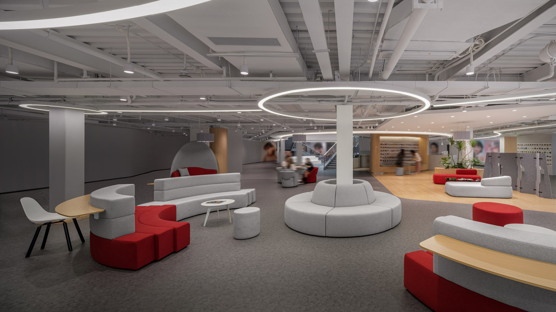 辦公室設計,美妝產品體驗中心設計,美妝公司辦公室設計,多功能空間設計,展廳設計,美妝產品展廳設計,商店設計,零售店設計,廣州,完美日記總部品牌體驗中心,Cityinno