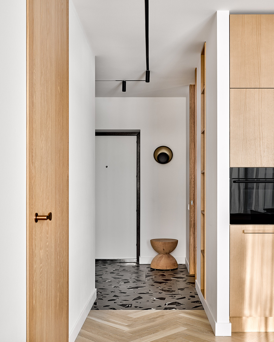 公寓設計,Elena Denisyuk,公寓設計案例,單身公寓,國外公寓設計,加裏寧格勒,50㎡,公寓裝修設計