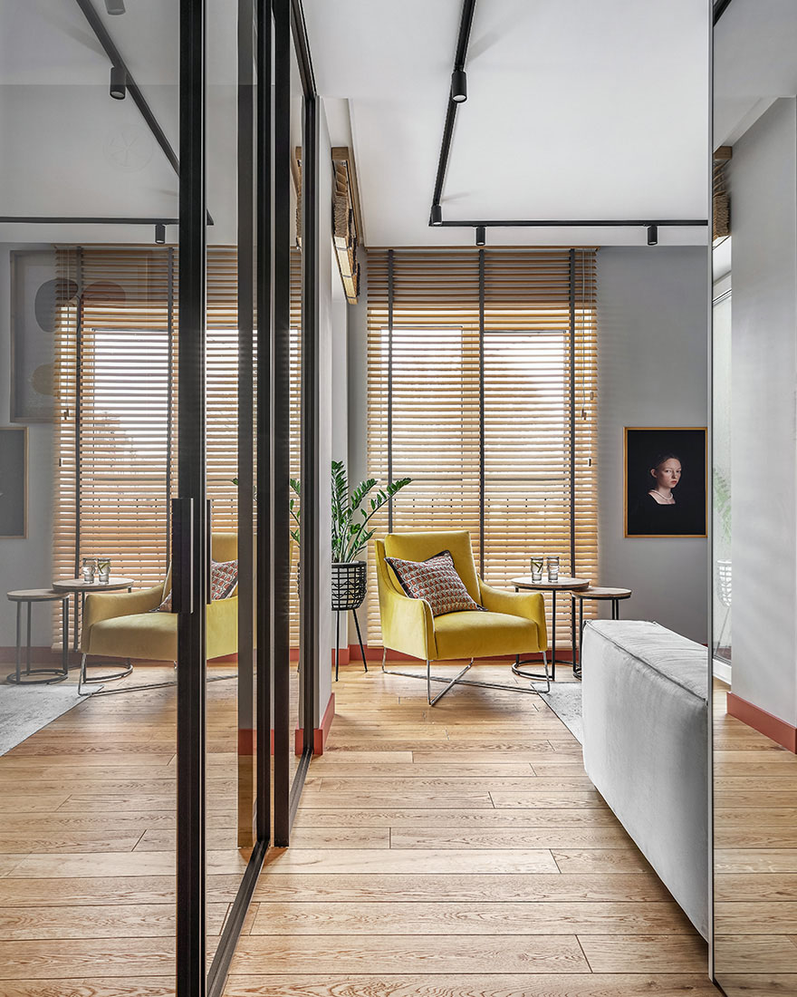 公寓設計,ATM Interior,公寓設計案例,單身公寓,國外公寓設計,加裏寧格勒,30㎡,公寓裝修設計