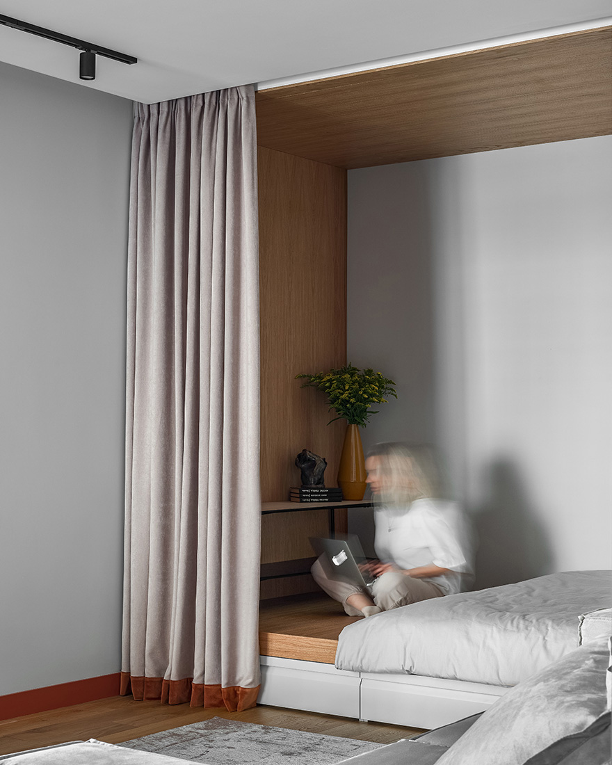 公寓設計,ATM Interior,公寓設計案例,單身公寓,國外公寓設計,加裏寧格勒,30㎡,公寓裝修設計