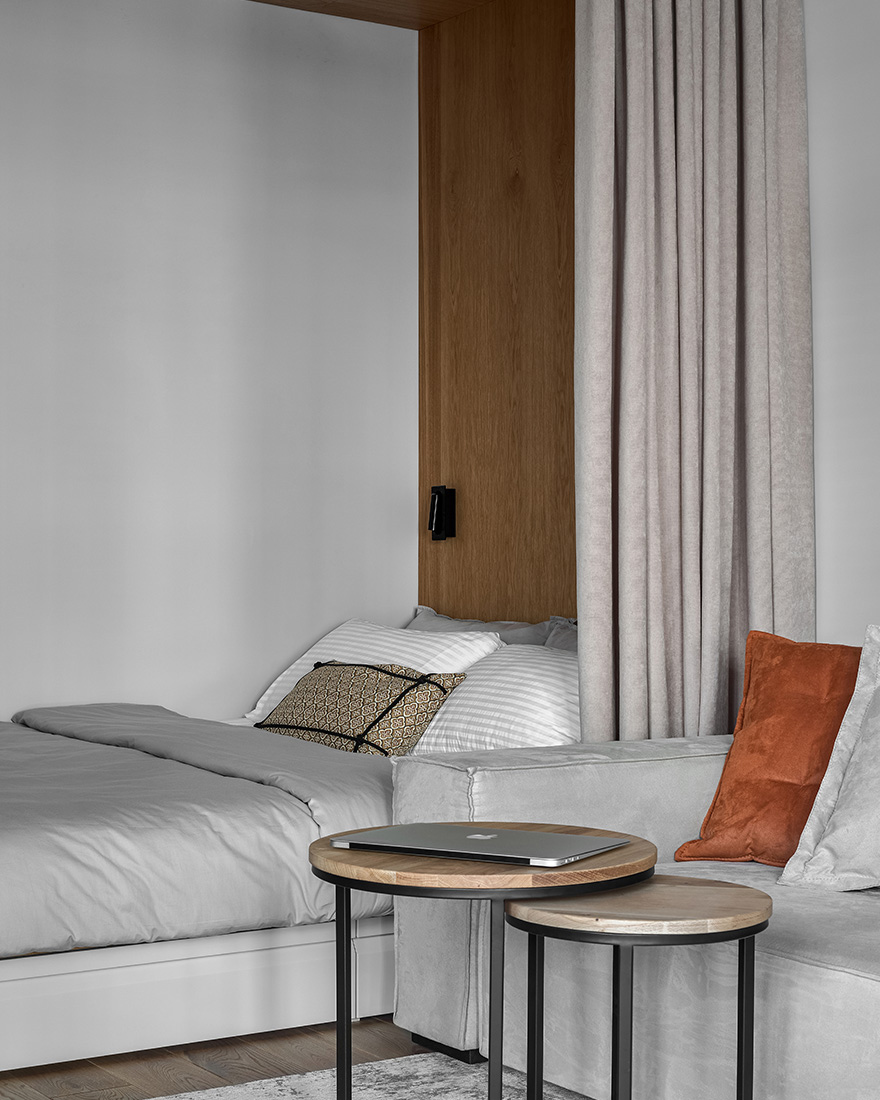 公寓設計,ATM Interior,公寓設計案例,單身公寓,國外公寓設計,加裏寧格勒,30㎡,公寓裝修設計