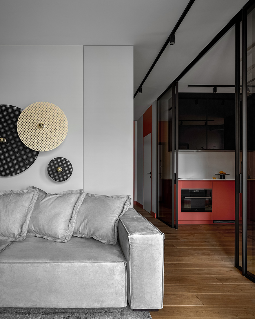 公寓設計,ATM Interior,公寓設計案例,單身公寓,國外公寓設計,加裏寧格勒,30㎡,公寓裝修設計