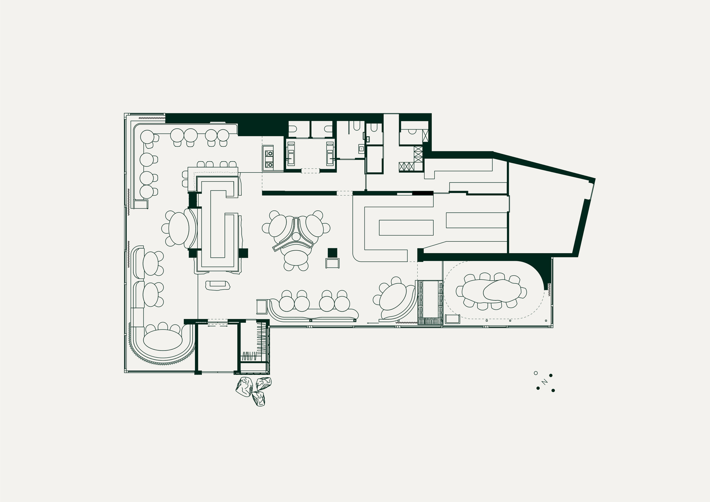 餐廳設計,餐廳設計案例,GRAIN DESIGN,餐廳設計方案,餐廳裝修,比利時,DUNAS餐廳