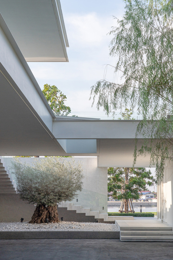 別墅設計,4500㎡,泰國,獨棟別墅設計,豪宅設計,別墅設計案例,別墅裝修,現代風格別墅設計,OfficeAT,現代風格別墅設計案例,濱河別墅