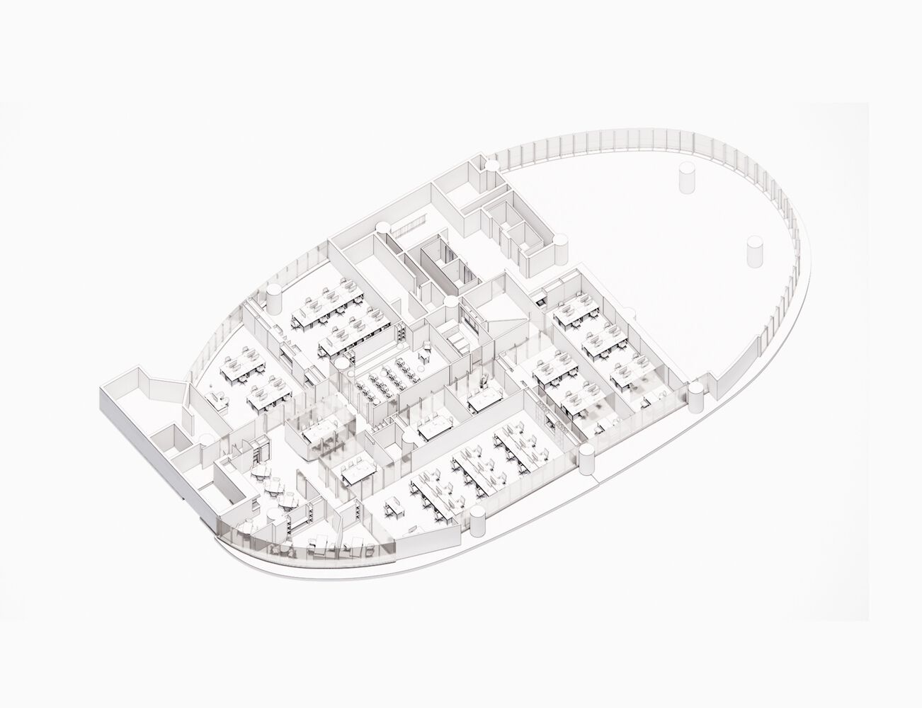 辦公室設計,辦公室設計案例,辦公室設計方案,辦公室裝修,Prototype Architecture,聯合辦公,墨西哥,600㎡,上海