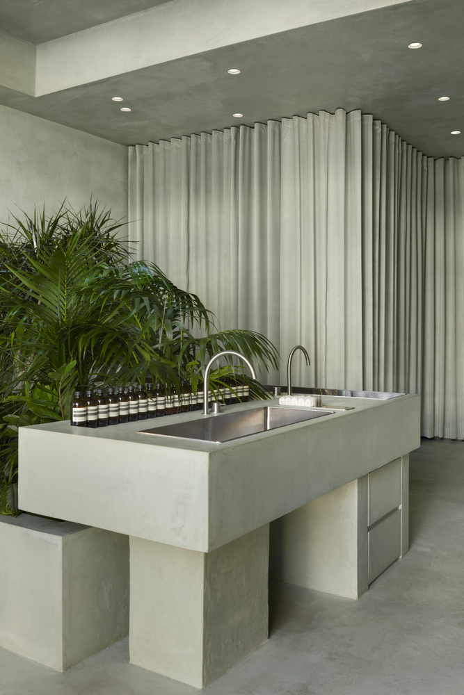 Aesop,Aesop店設計,Aesop店鋪,零售店設計,香水店設計,化妝品店,品牌體驗店,伊索化妝品店,Odami,洛杉磯,伊索體驗店