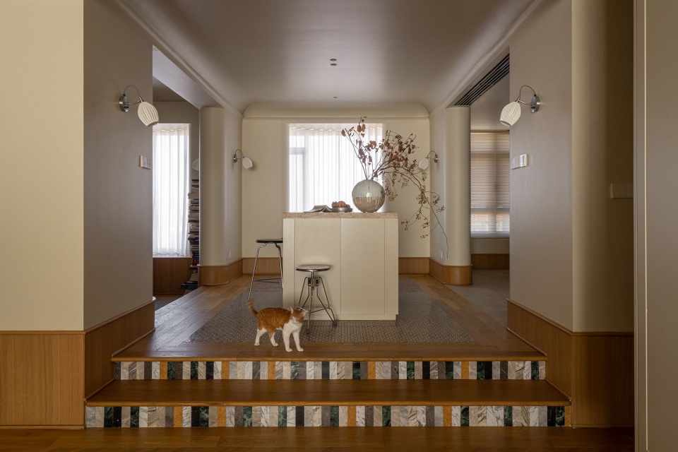 200㎡大平層設計,200㎡,住宅設計案例,住宅設計,現代風格住宅設計,舊房翻新,舊房改造,大平層設計,大平層設計案例,北京,飄飄的小小城堡,喬和橋治建築實驗室