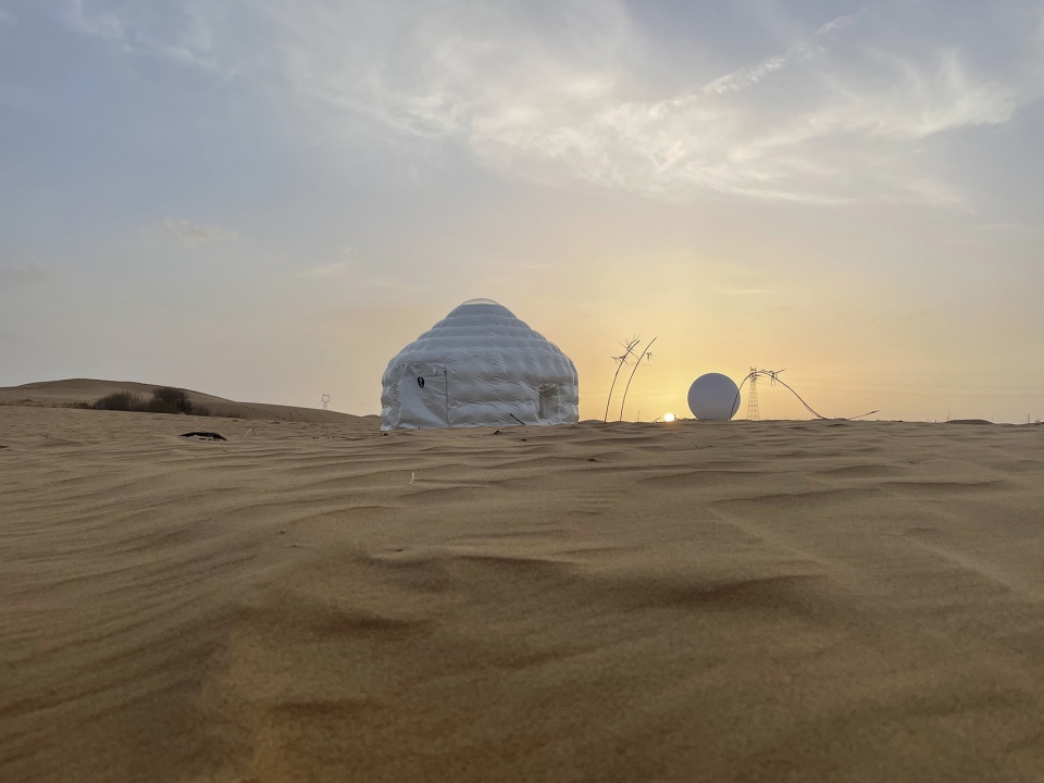 裝置設計,內蒙古,充氣蒙古包Air Ger,蒙古包裝置,創意蒙古包,閣爾工作室