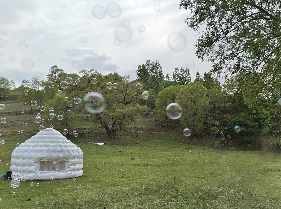 裝置設計,內蒙古,充氣蒙古包Air Ger,蒙古包裝置,創意蒙古包,閣爾工作室