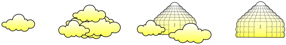 裝置設計,內蒙古,充氣蒙古包Air Ger,蒙古包裝置,創意蒙古包,閣爾工作室