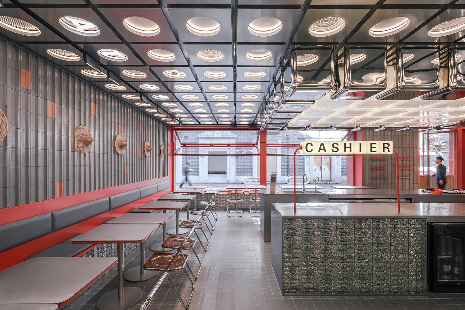 餐廳設計,快餐店設計,商場餐廳設計,餐廳設計案例,餐廳設計方案,餐廳裝修,休閑餐廳設計,FAT PHO大發越南粉上海豐盛裏店,上海,YEAP LAB