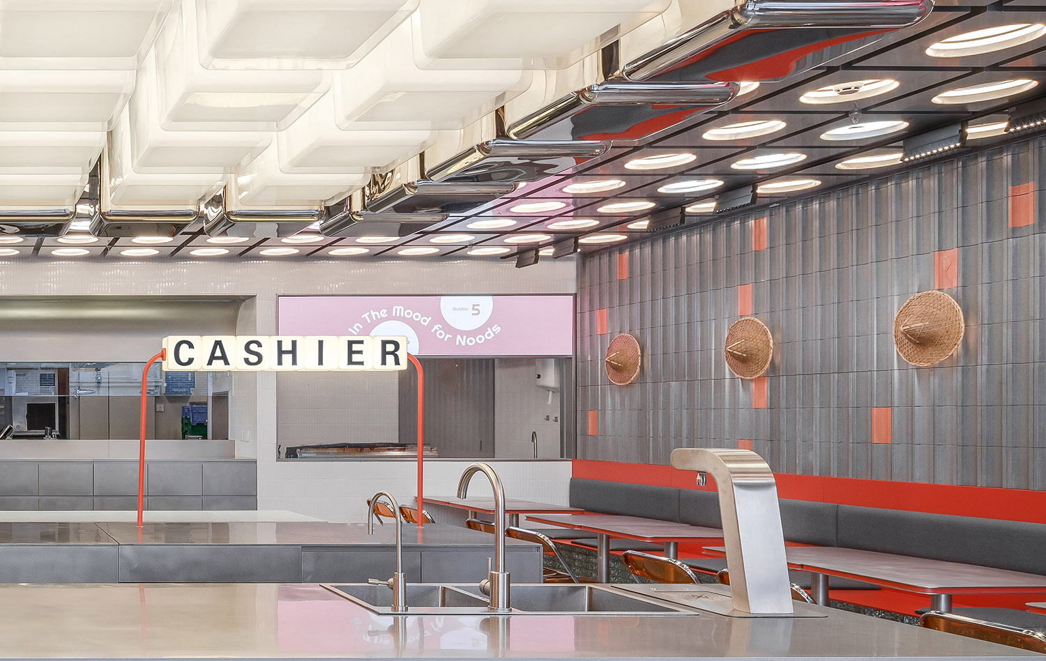 餐廳設計,快餐店設計,商場餐廳設計,餐廳設計案例,餐廳設計方案,餐廳裝修,休閑餐廳設計,FAT PHO大發越南粉上海豐盛裏店,上海,YEAP LAB