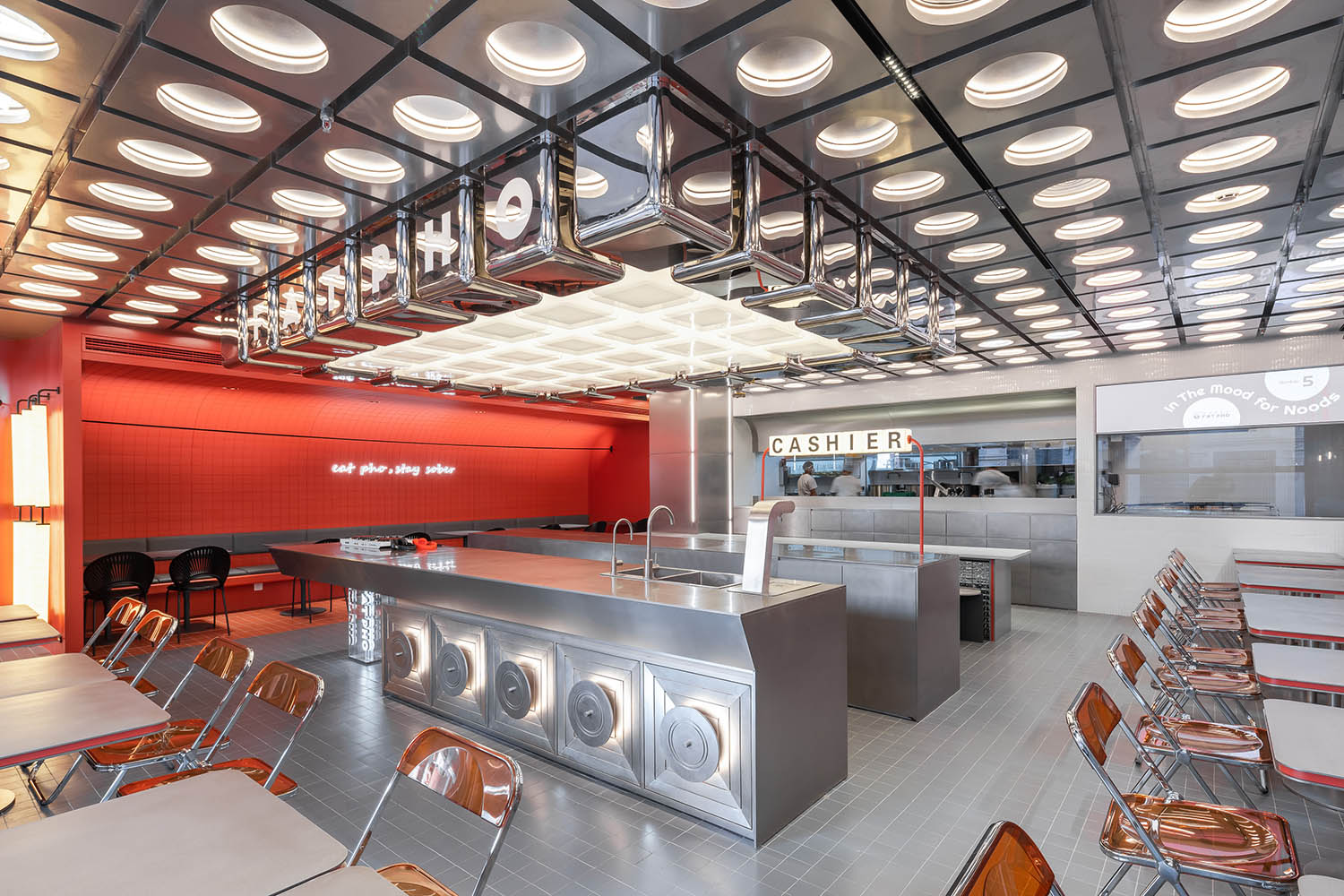 餐廳設計,快餐店設計,商場餐廳設計,餐廳設計案例,餐廳設計方案,餐廳裝修,休閑餐廳設計,FAT PHO大發越南粉上海豐盛裏店,上海,YEAP LAB