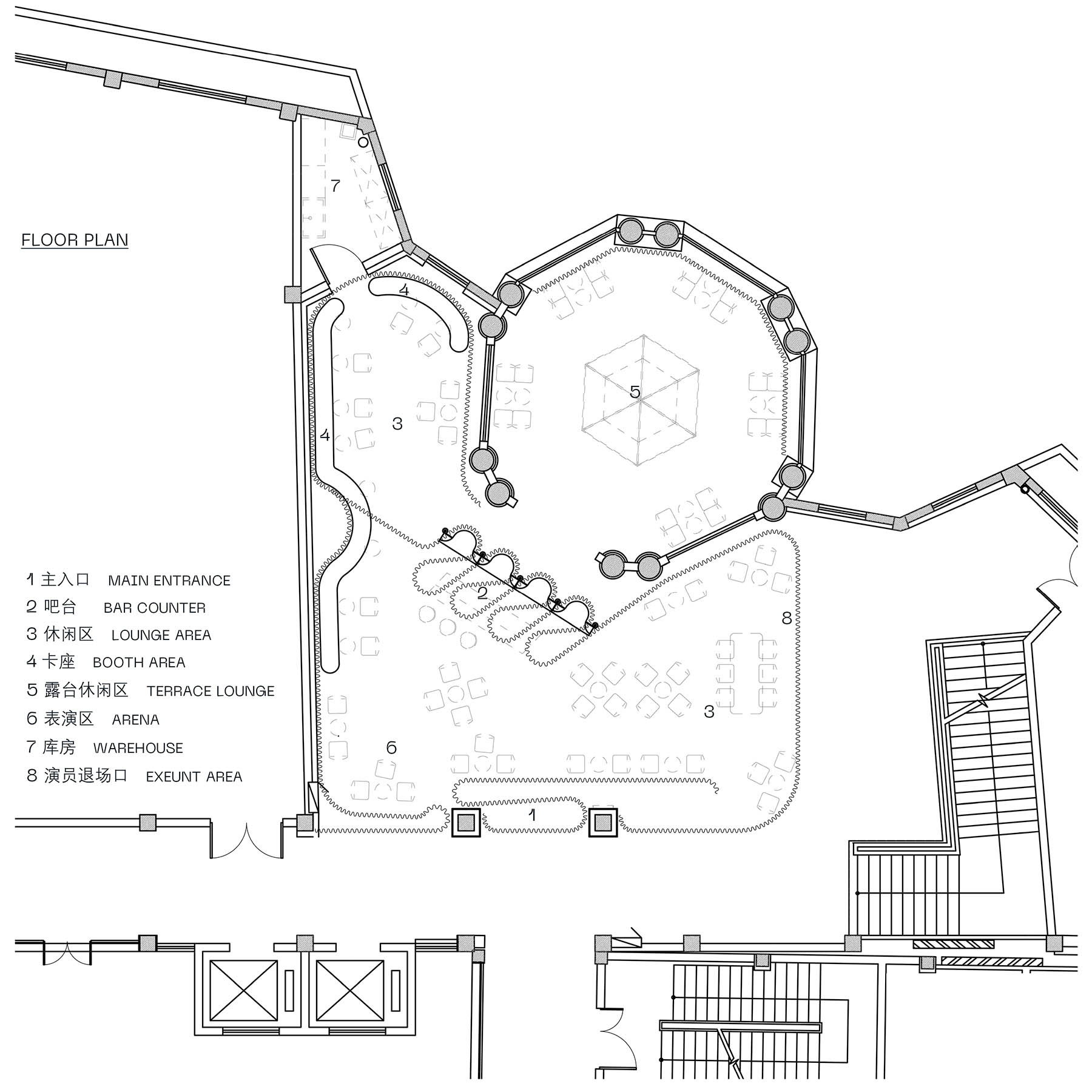 酒吧設計,酒吧設計案例,現代風格酒吧設計,酒吧設計方案,酒吧裝修,酒館設計,主題酒吧設計,主題空間設計,上海,一個很難滿意的BAR,無定設計