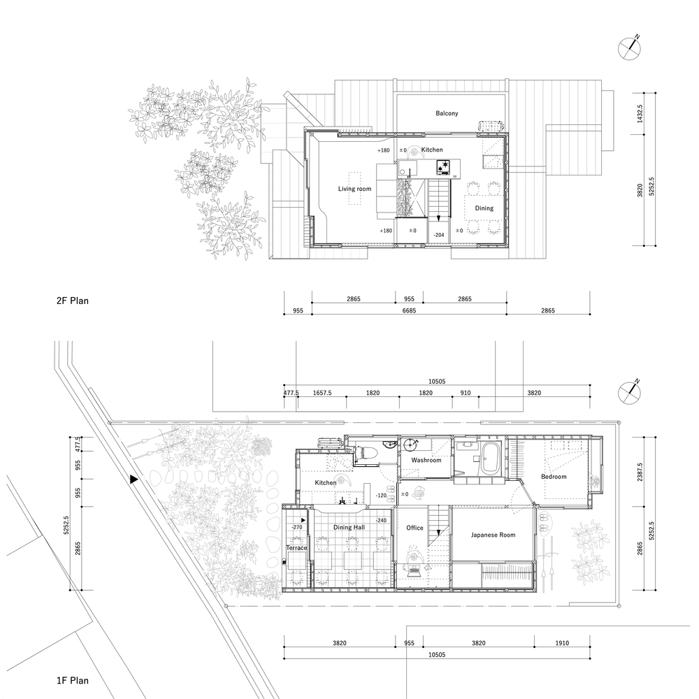住宅設計,Akio Isshiki Architects,建築師的家,工作室,咖喱餐廳,海景住宅,73㎡,日本