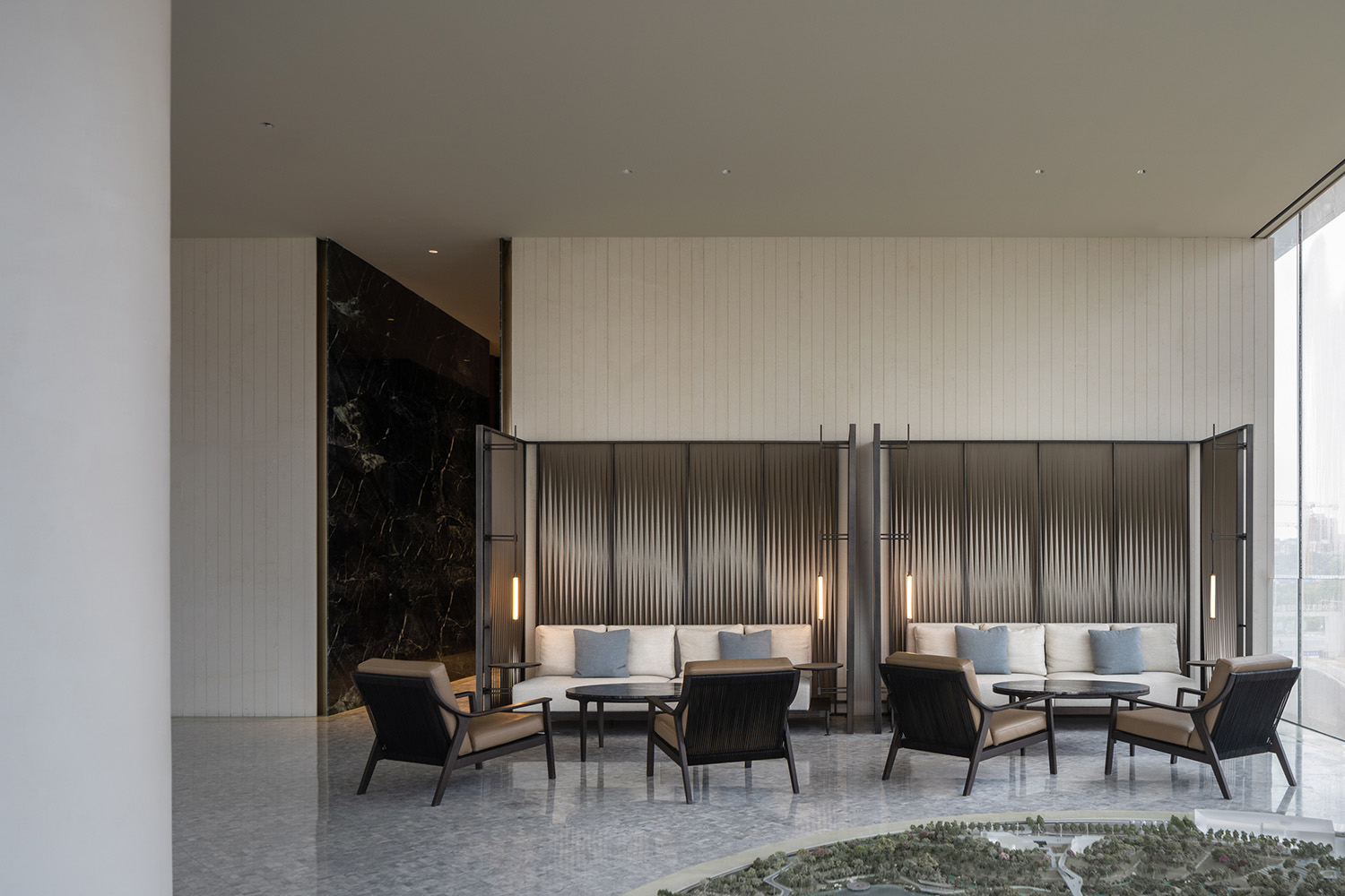 售樓處設計,售樓處設計案例,售樓處設計方案,營銷中心設計,銷售中心設計,東莞,華潤東莞悅府城市展廳,水相設計,李智翔