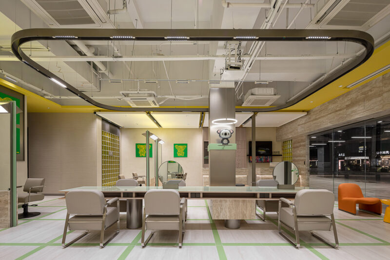 南北邊界空間設計|杜尚發型杭州濱江保利店