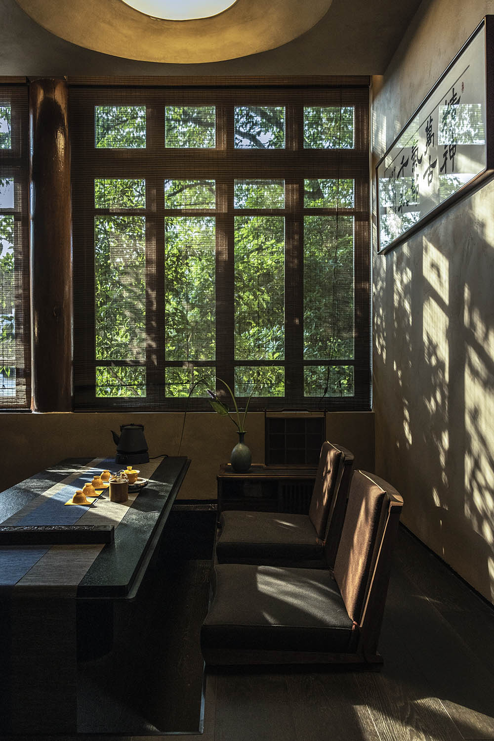 茶室設計,茶室設計方案,茶室設計案例,茶飲店設計,茶室裝修,杭州,浴鵠灣皇覓樓上茶,慢珊瑚設計