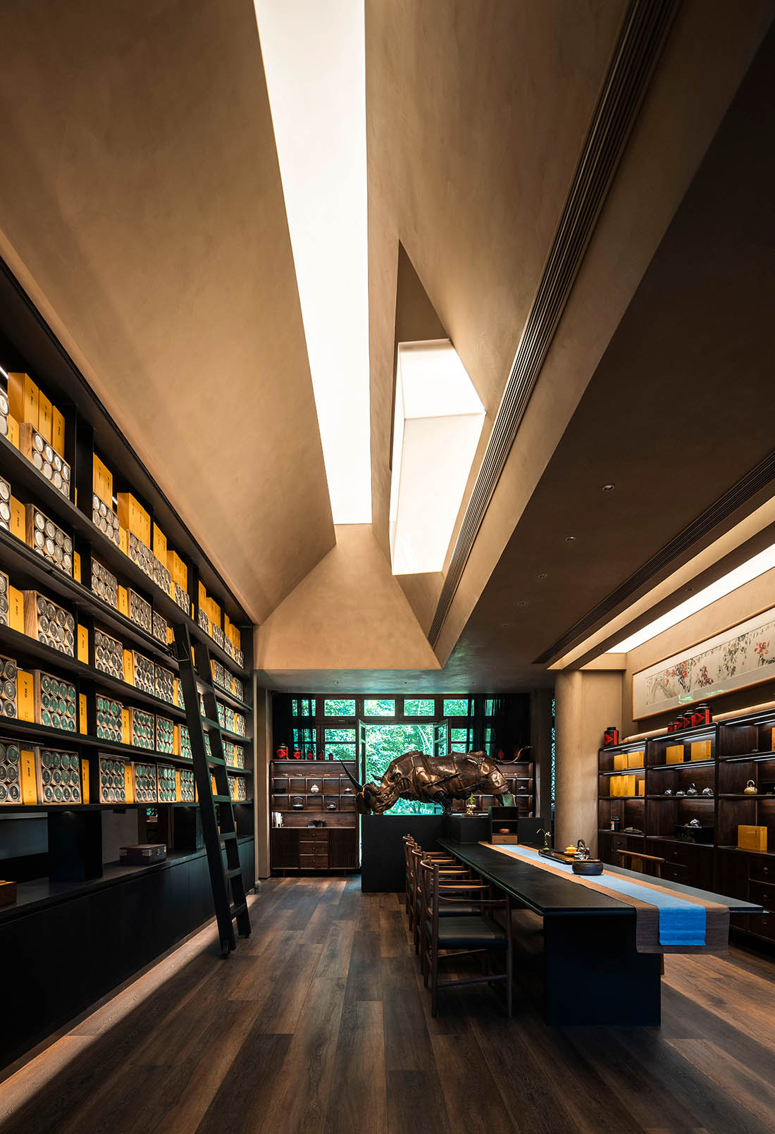 茶室設計,茶室設計方案,茶室設計案例,茶飲店設計,茶室裝修,杭州,浴鵠灣皇覓樓上茶,慢珊瑚設計