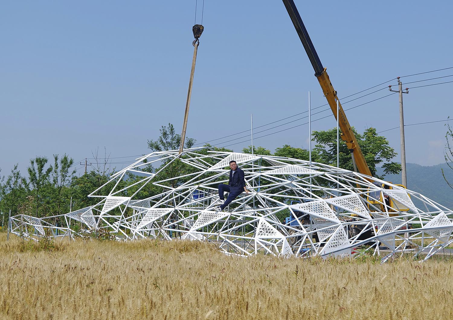 藝術作品設計,藝術雕塑設計,雕塑設計,裝置設計,“夢”亮相首屆“在青山·群響藝術季”,杭州,Penda China 槃達建築,孫大勇