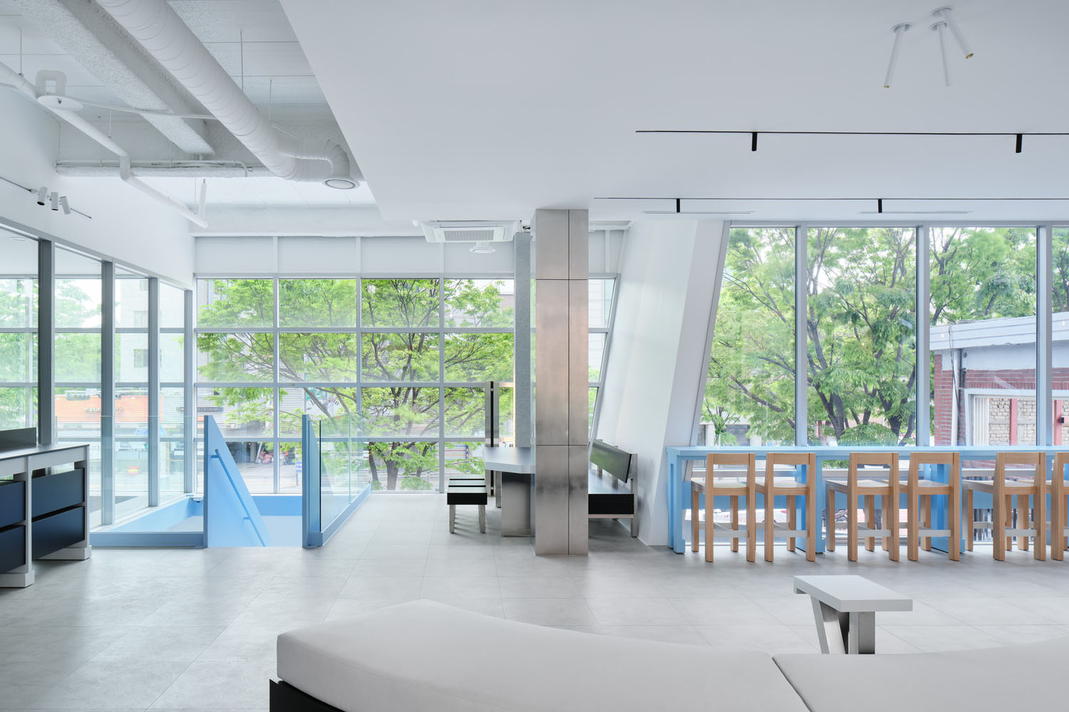 韓國,TCTC,咖啡廳設計案例,極簡主義,NONSCALED,298㎡,咖啡廳設計