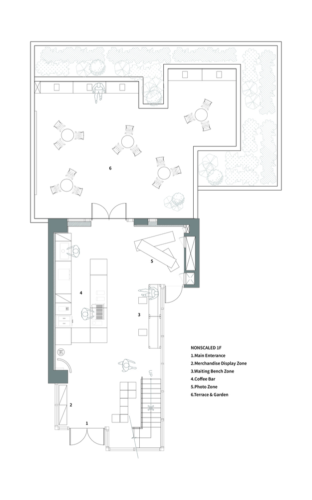 韓國,TCTC,咖啡廳設計案例,極簡主義,NONSCALED,298㎡,咖啡廳設計