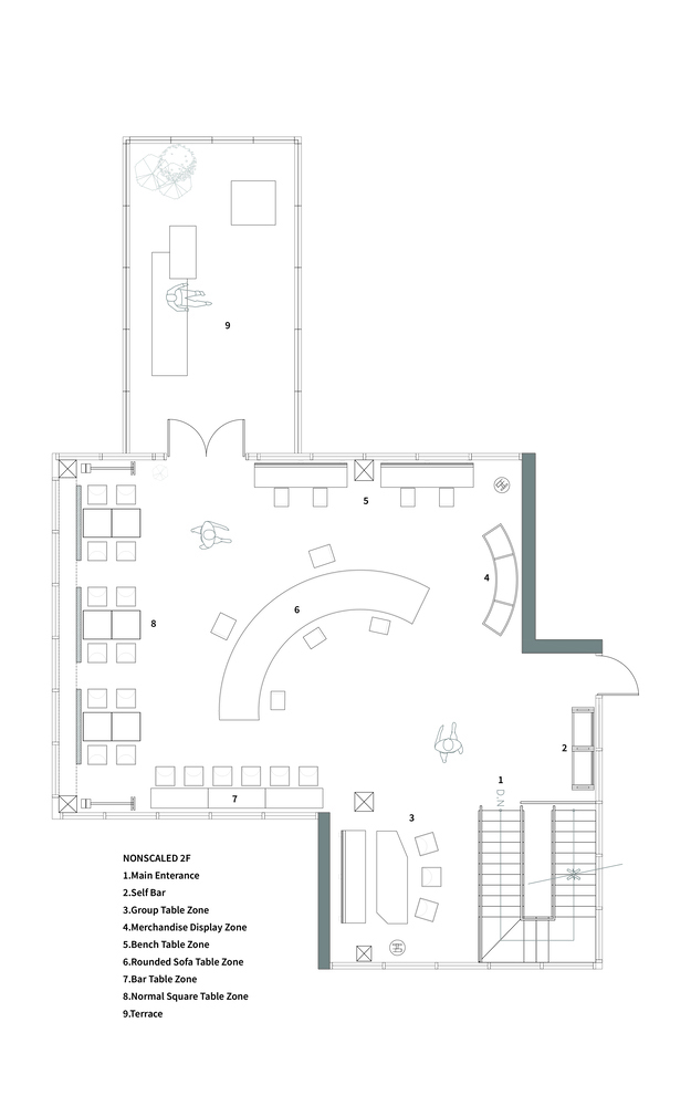 韓國,TCTC,咖啡廳設計案例,極簡主義,NONSCALED,298㎡,咖啡廳設計