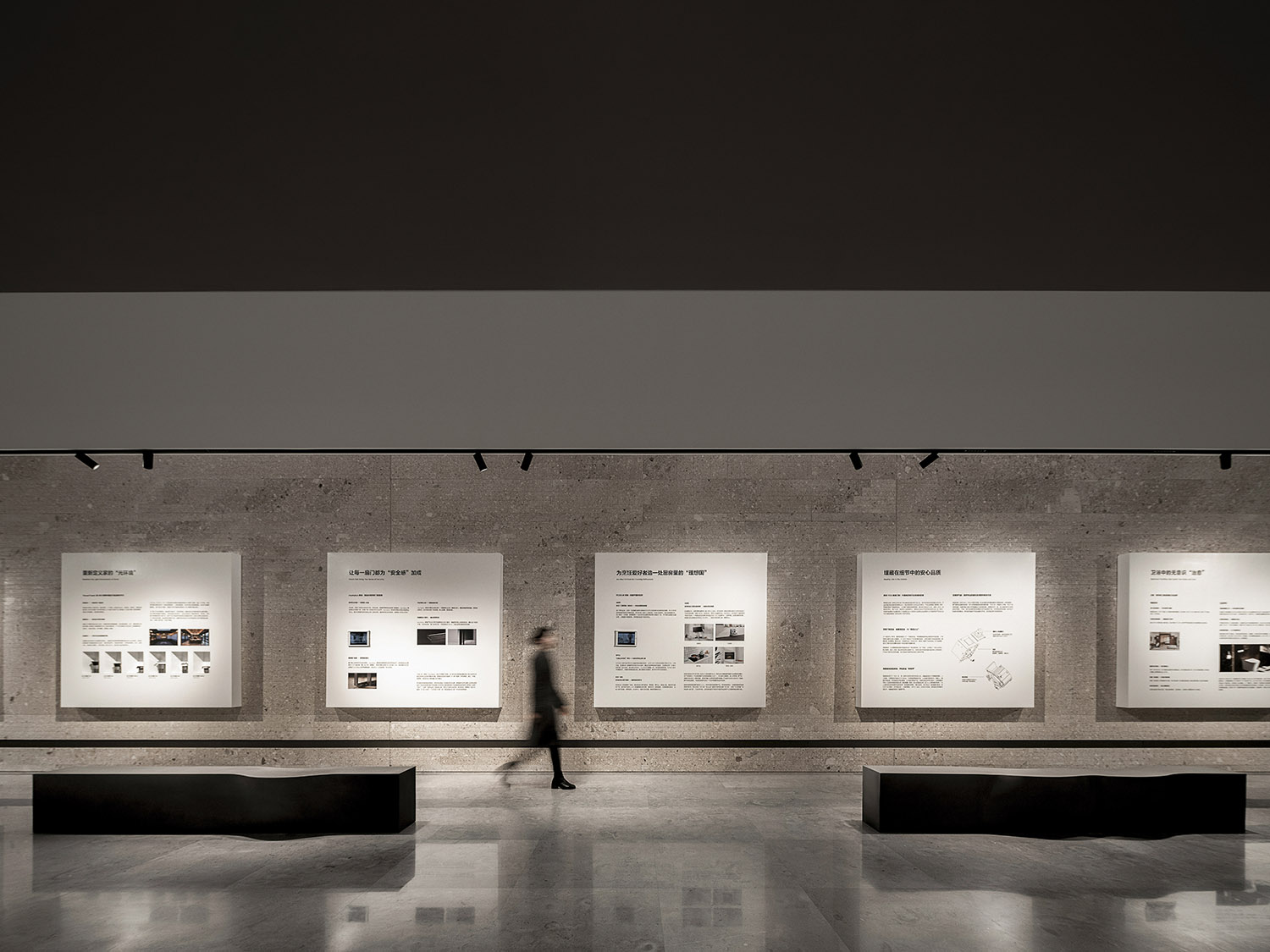 展廳設計,售樓處設計,營銷中心設計,售樓處設計案例,售樓處設計方案,鄭州,普羅理想國東3苑工法展示館,合恣設計