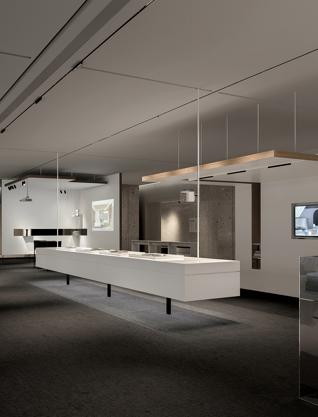 展廳設計,售樓處設計,營銷中心設計,售樓處設計案例,售樓處設計方案,鄭州,普羅理想國東3苑工法展示館,合恣設計