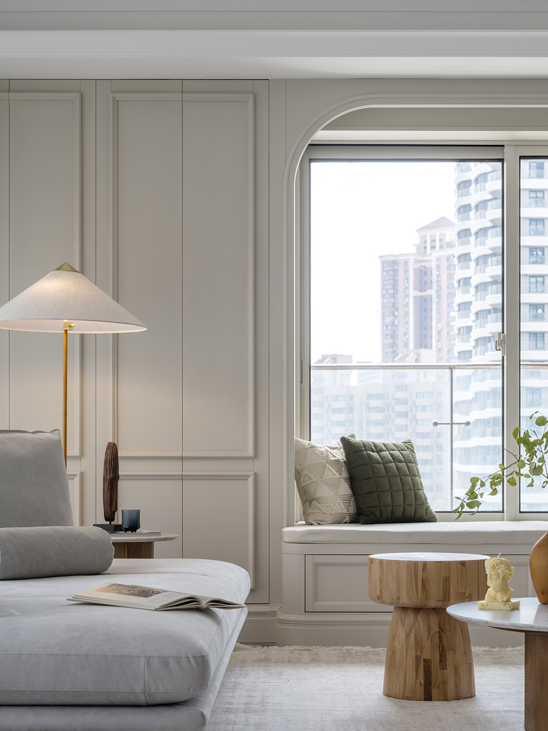 160㎡家裝設計,160㎡,住宅設計案例,住宅設計,法式風格家裝設計,輕奢風格住宅設計,大平層設計,大平層設計案例,大平層設計方案,上海,陸家嘴九廬細節藏藝雅中拾趣,示覺設計