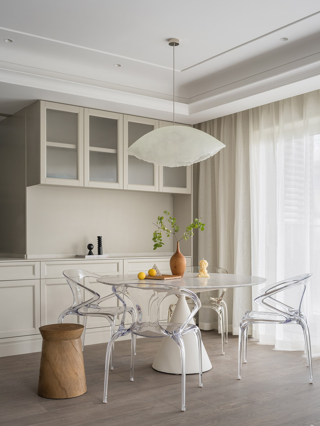 160㎡家裝設計,160㎡,住宅設計案例,住宅設計,法式風格家裝設計,輕奢風格住宅設計,大平層設計,大平層設計案例,大平層設計方案,上海,陸家嘴九廬細節藏藝雅中拾趣,示覺設計