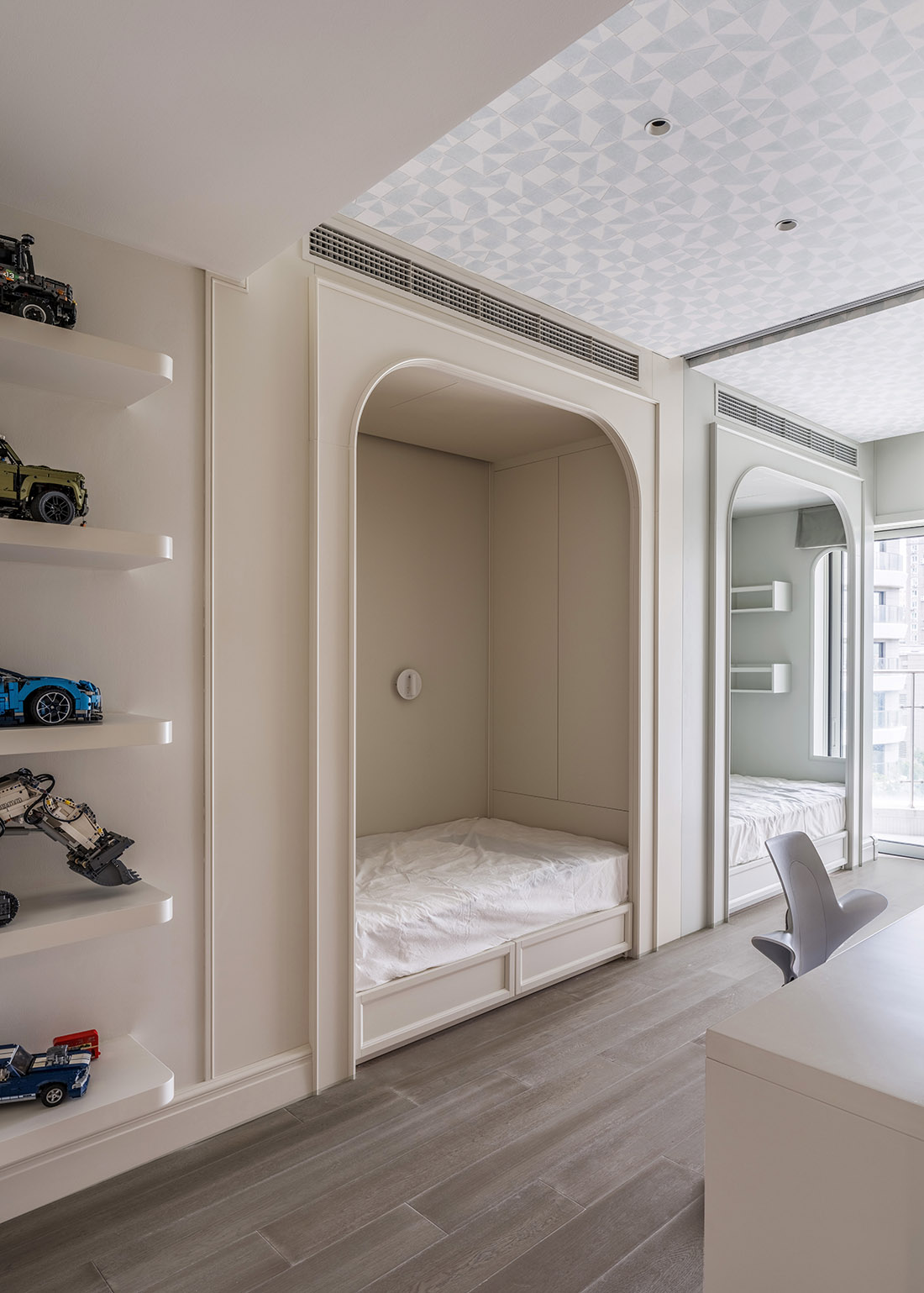 160㎡家裝設計,160㎡,住宅設計案例,住宅設計,法式風格家裝設計,輕奢風格住宅設計,大平層設計,大平層設計案例,大平層設計方案,上海,陸家嘴九廬細節藏藝雅中拾趣,示覺設計