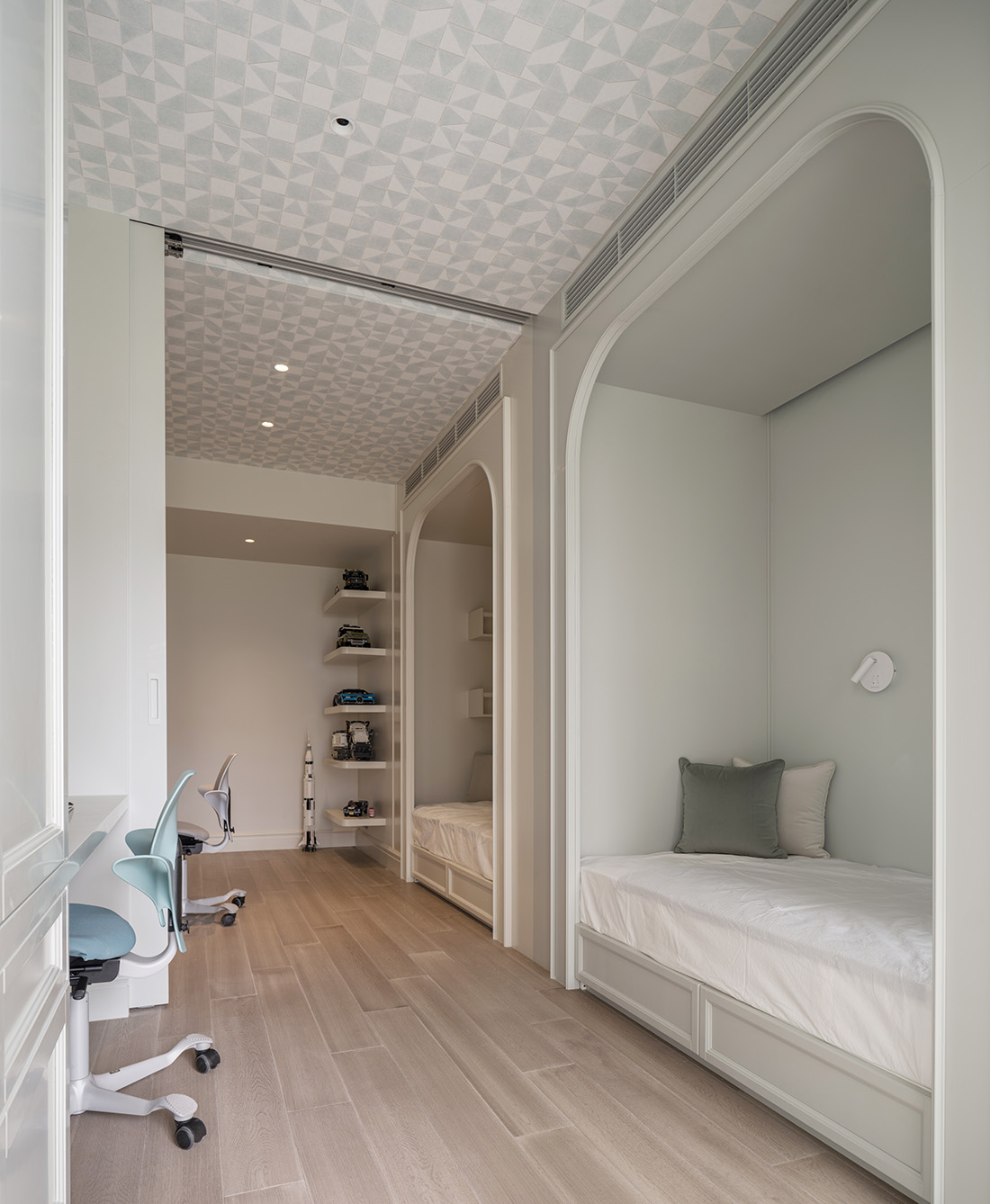 160㎡家裝設計,160㎡,住宅設計案例,住宅設計,法式風格家裝設計,輕奢風格住宅設計,大平層設計,大平層設計案例,大平層設計方案,上海,陸家嘴九廬細節藏藝雅中拾趣,示覺設計