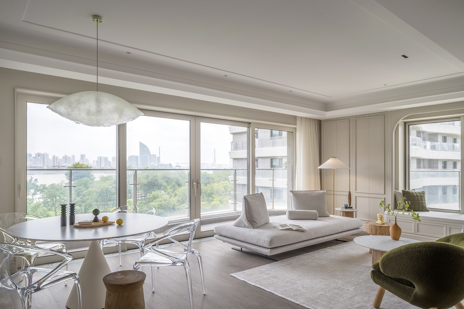 160㎡家裝設計,160㎡,住宅設計案例,住宅設計,法式風格家裝設計,輕奢風格住宅設計,大平層設計,大平層設計案例,大平層設計方案,上海,陸家嘴九廬細節藏藝雅中拾趣,示覺設計