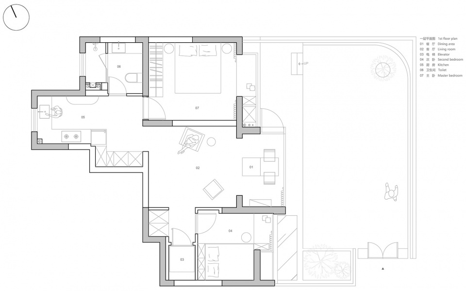 130㎡家裝設計,130㎡,住宅設計案例,住宅設計方案,家裝設計,住宅設計,公寓設計,住宅翻新,現代風格家裝設計,上海,木子宅,WUY無研建築