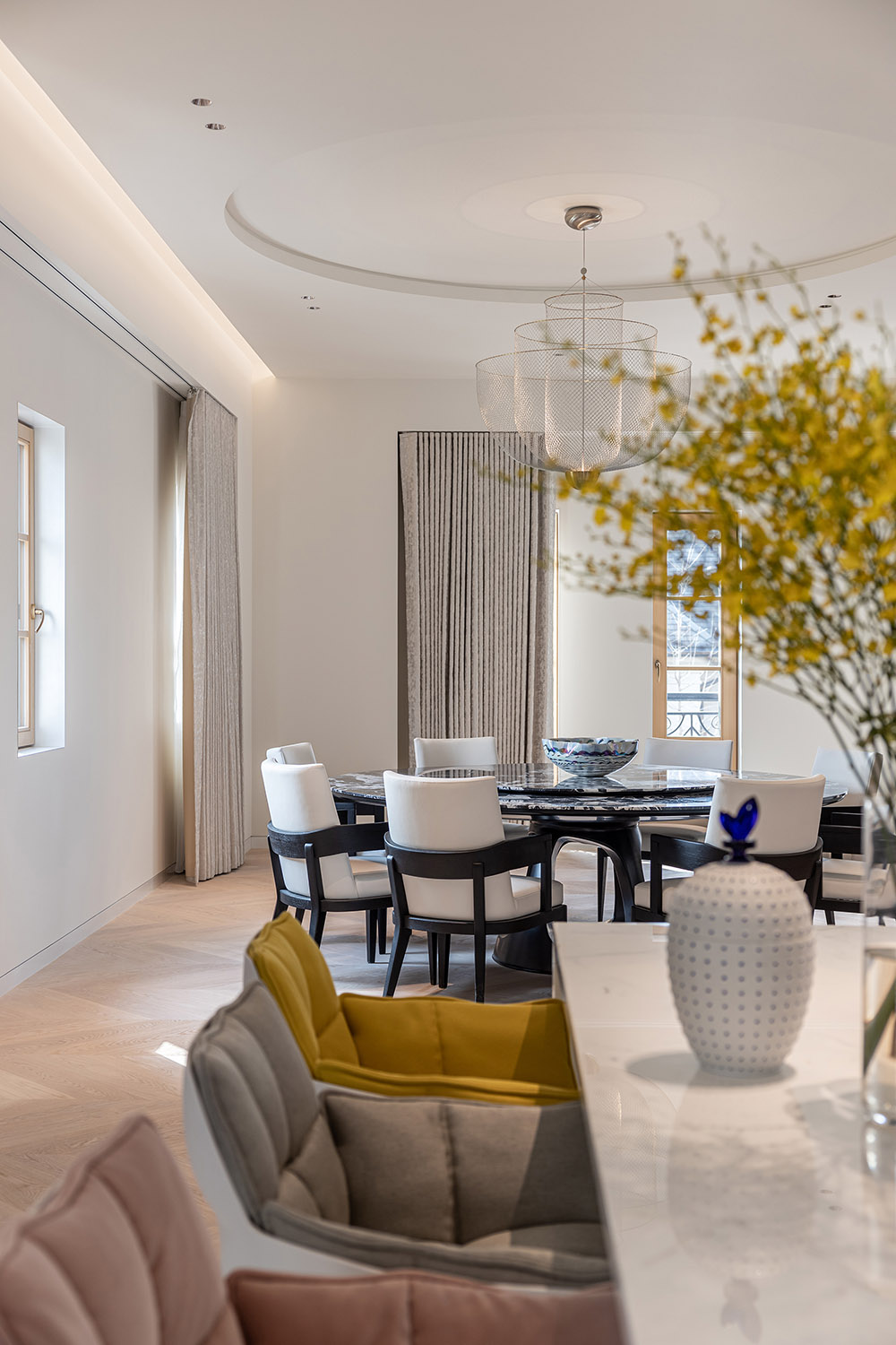 1500㎡別墅設計,1500㎡,別墅設計,獨棟別墅設計,豪宅設計,別墅設計案例,別墅裝修,現代風格別墅設計,獨棟住宅設計,上海,上海西郊別墅純粹敘事藝術棲居,EVD廿象設計