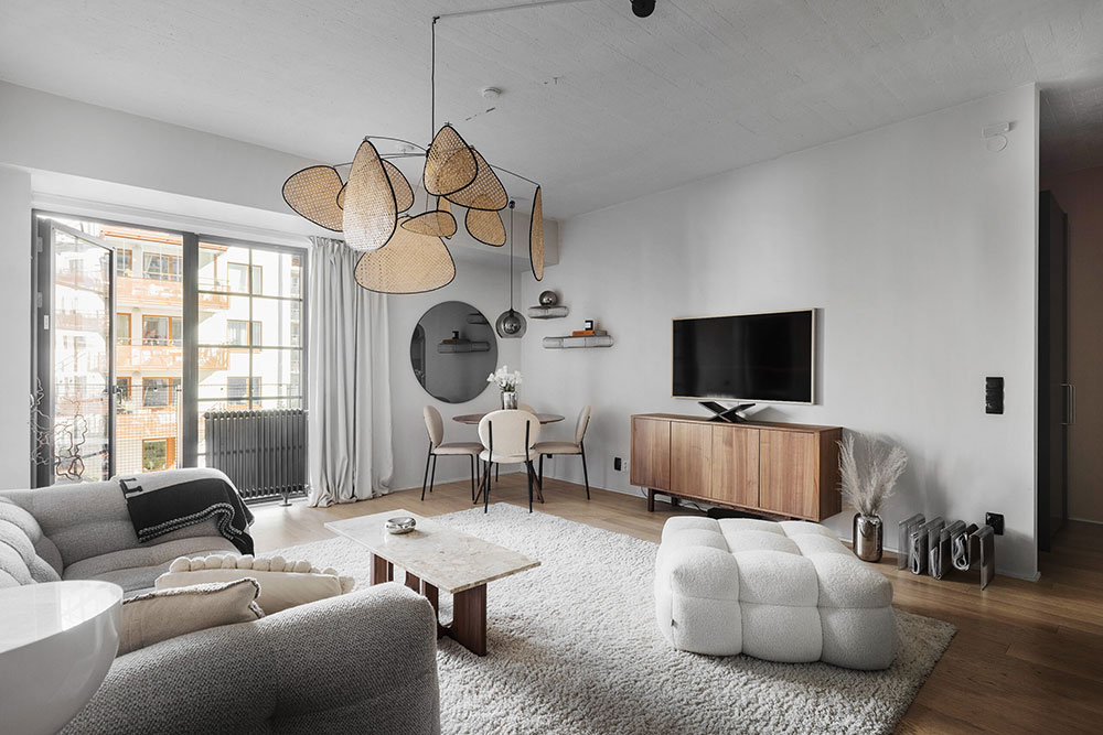 公寓設計,Widerlov,公寓設計案例,單身公寓,國外公寓設計,斯德哥爾摩,50㎡,公寓裝修設計