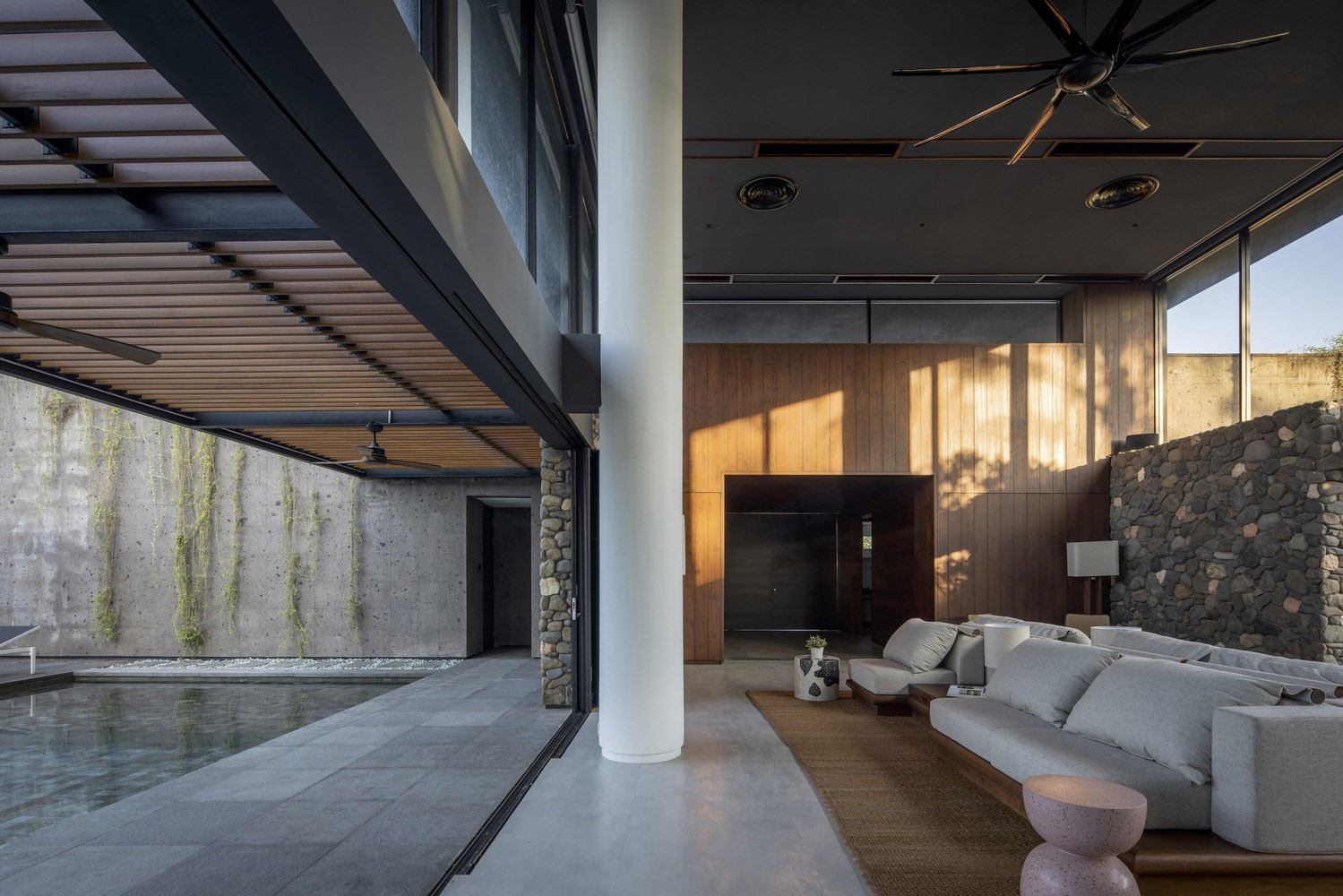 Arkana Architects,別墅設計,別墅設計案例,海景別墅設計方案,印度尼西亞,海景別墅,南庫塔,開放式布局