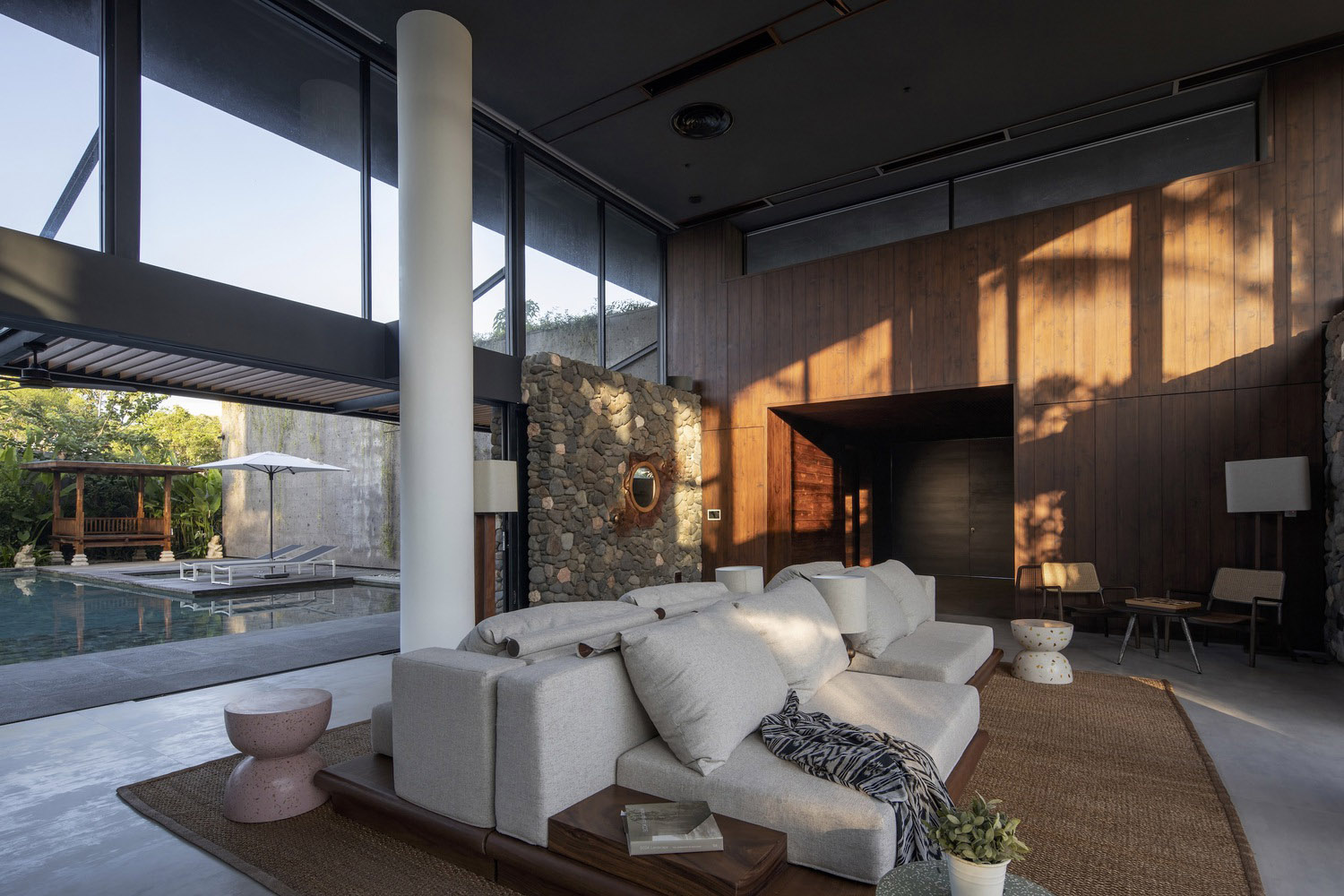 Arkana Architects,別墅設計,別墅設計案例,海景別墅設計方案,印度尼西亞,海景別墅,南庫塔,開放式布局