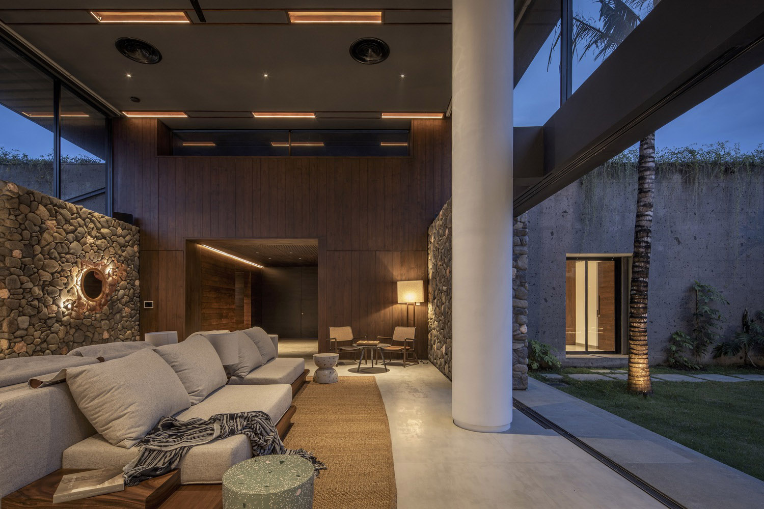 Arkana Architects,別墅設計,別墅設計案例,海景別墅設計方案,印度尼西亞,海景別墅,南庫塔,開放式布局