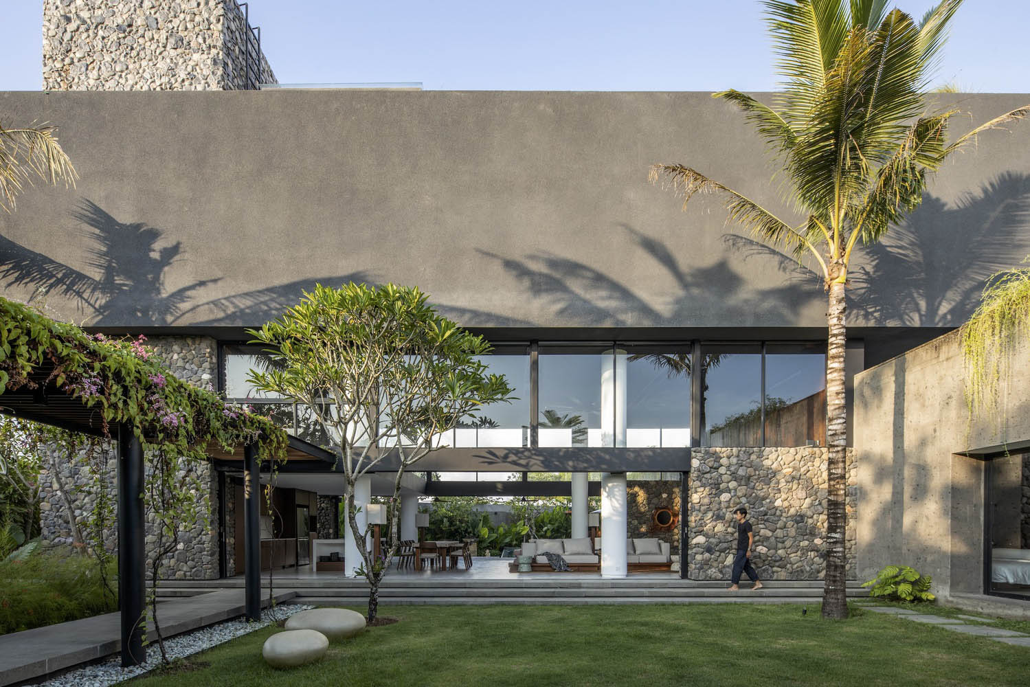 Arkana Architects,別墅設計,別墅設計案例,海景別墅設計方案,印度尼西亞,海景別墅,南庫塔,開放式布局