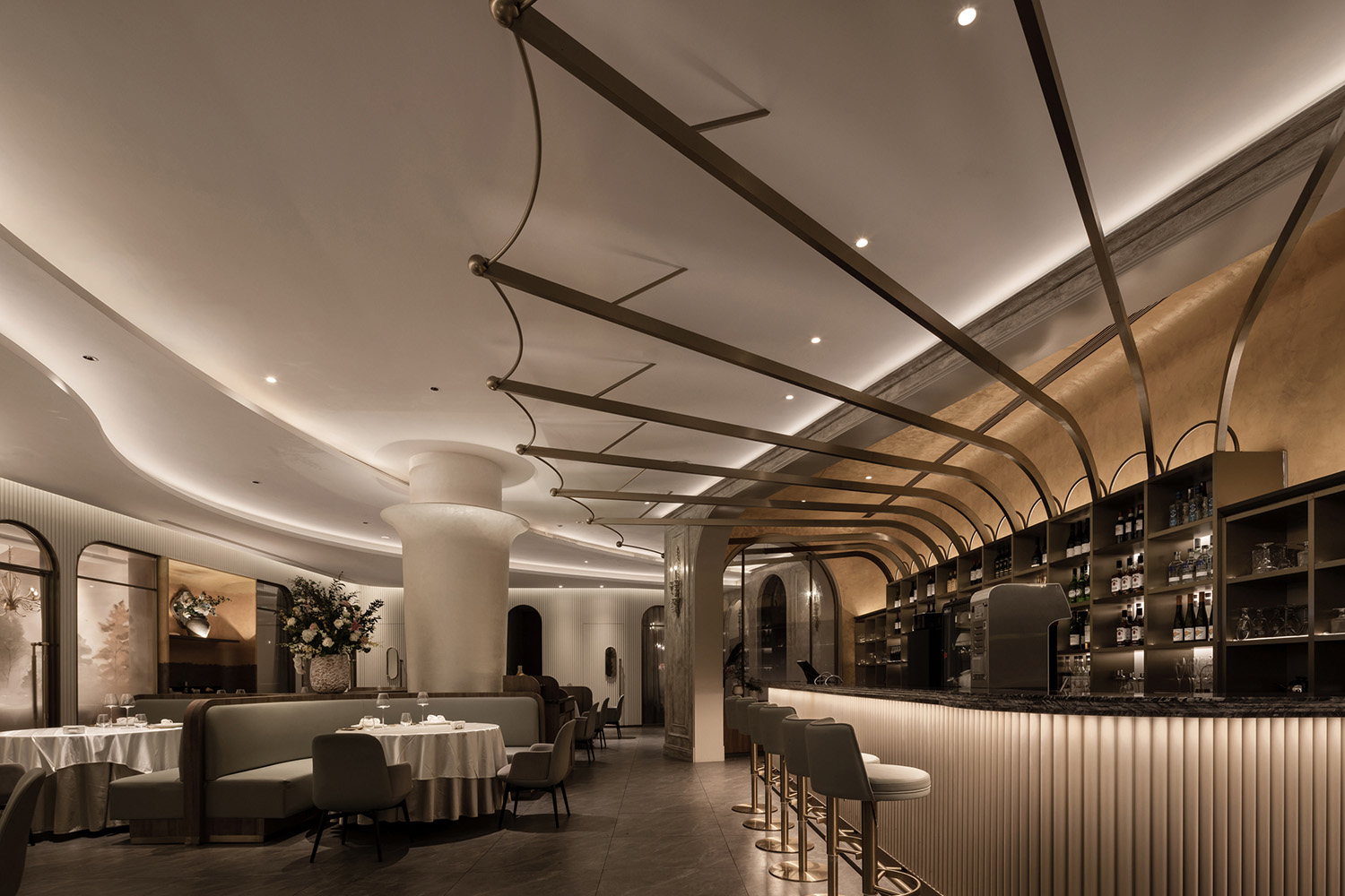 餐廳設計,休閑餐廳設計,高檔餐廳設計,牛排店設計,餐廳裝修,西餐廳設計,西餐廳設計案例,西餐廳設計方案,長沙,王品牛排平安財富中心店,大周設計