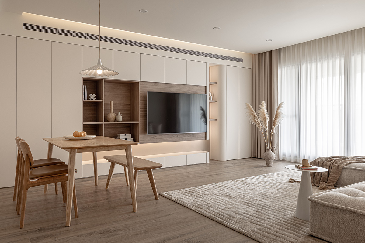 152㎡,喬治黑羊設計,家裝設計,家裝設計案例,大平層設計方案,現代風格住宅設計,台北,公寓設計,152㎡