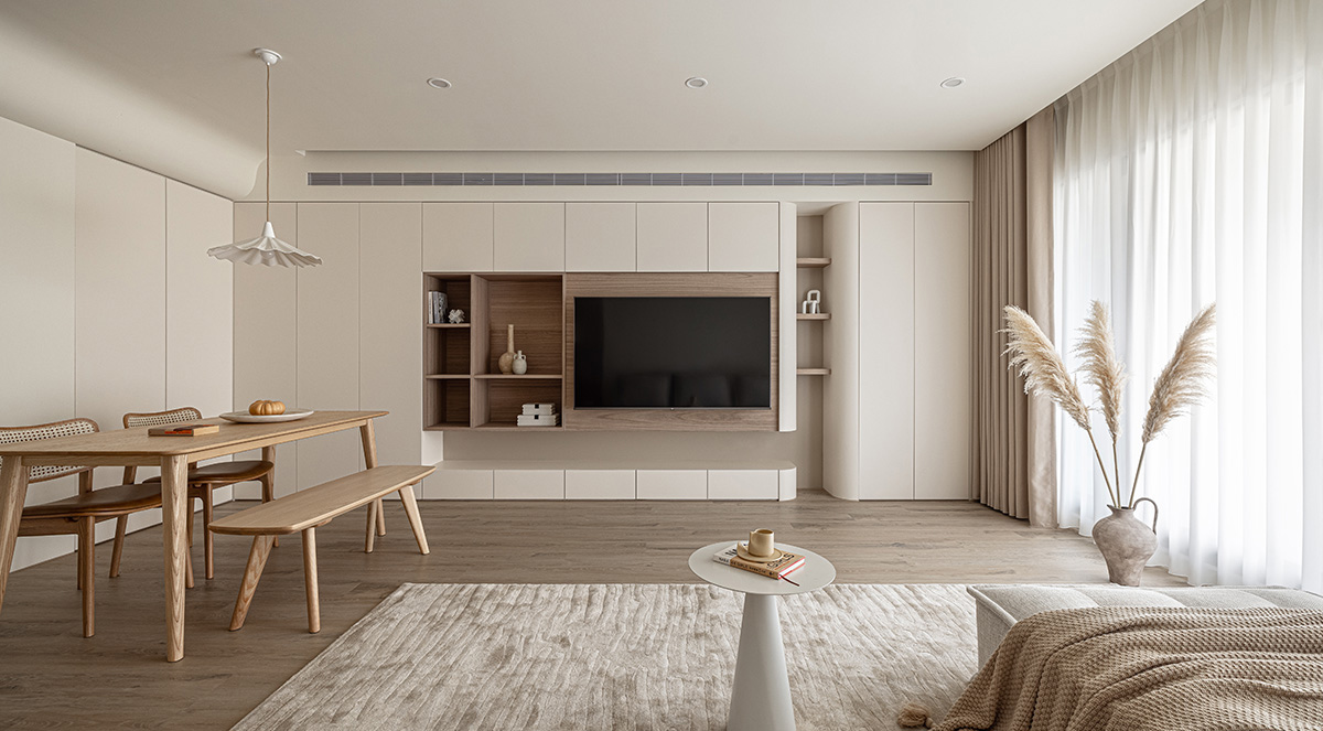 152㎡,喬治黑羊設計,家裝設計,家裝設計案例,大平層設計方案,現代風格住宅設計,台北,公寓設計,152㎡