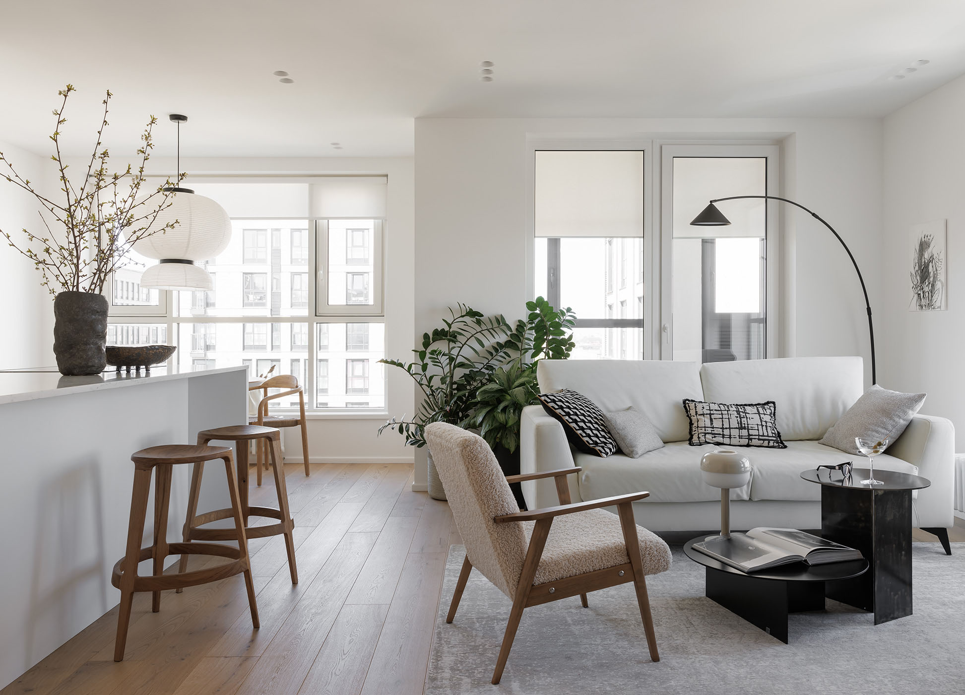 Olga Koposova,公寓設計,小戶型設計案例,小公寓設計,北歐風格,80㎡