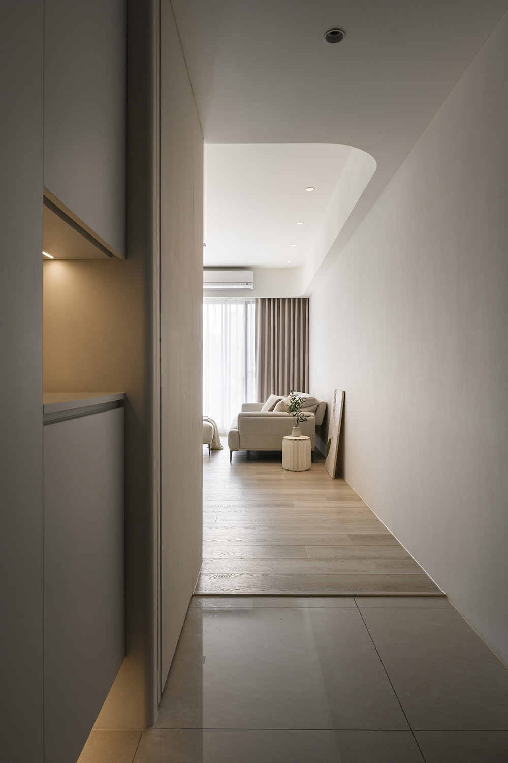 85㎡公寓設計,85㎡,公寓設計,住宅設計,住宅設計方案,住宅設計案例,舊房翻新,原木色,日式侘寂,侘寂風格