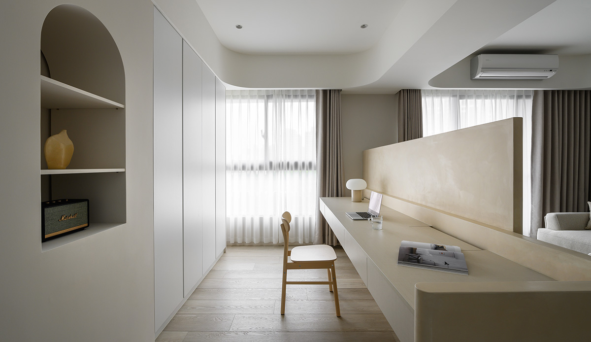 85㎡公寓設計,85㎡,公寓設計,住宅設計,住宅設計方案,住宅設計案例,舊房翻新,原木色,日式侘寂,侘寂風格