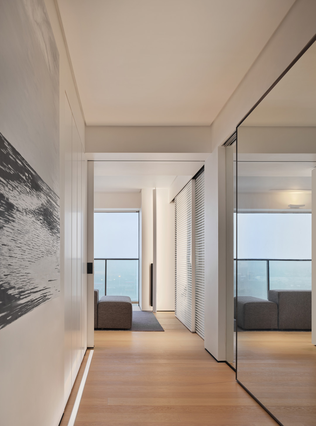 住宅設計,大平層設計,280㎡大平層,280㎡,大平層設計方案,大平層設計案例,極簡風格住宅設計,極簡風格大平層,佛山,濱江和悅極簡大平層,李友友室內設計,李友友